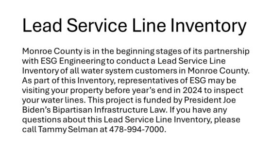 Water Department – Monroe County, Georgia